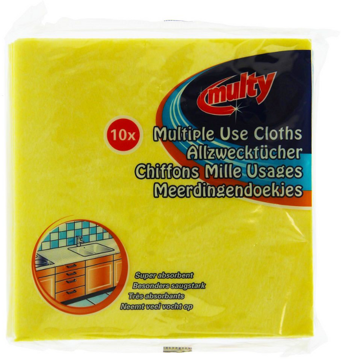 Multy Multiple Use Cloths, 10-Pack, 10 ct