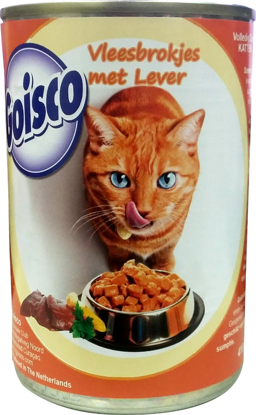 Goisco Meat Chunks with Liver, Cat Food, 410 gr