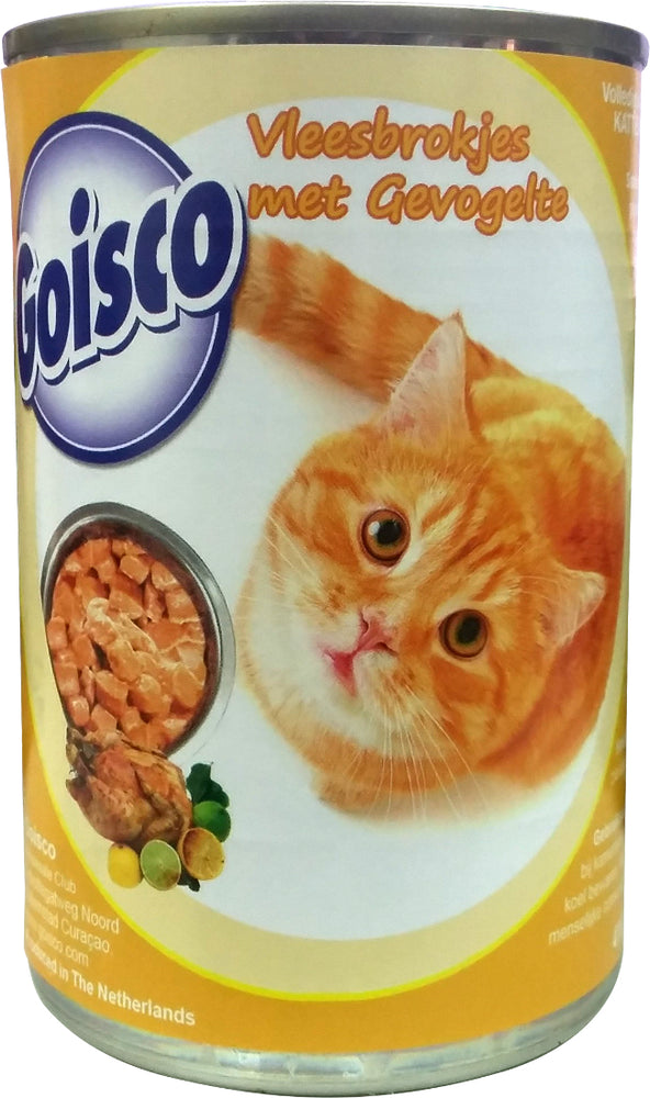 Goisco Meat Chunks with Poultry, Cat Food, 410 gr