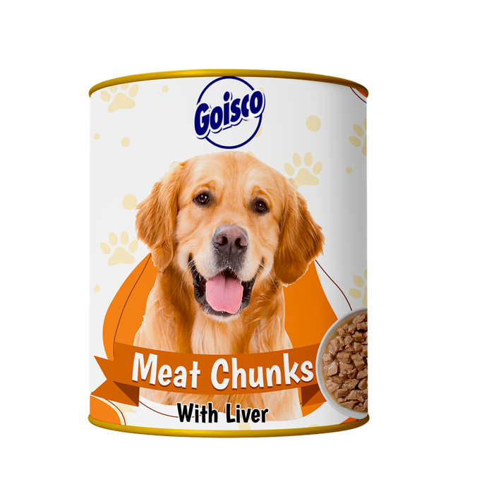 Goisco Meat Chunks with Liver, Dog food, 810 gr