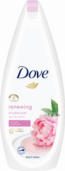 Dove Renewing Body Wash, Peony & Rose Oil , 750 ml