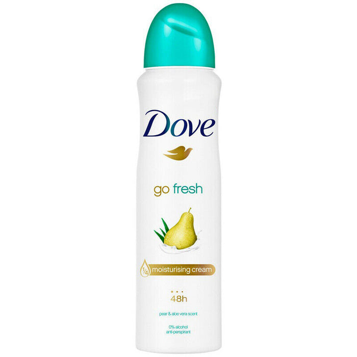 Dove Go Fresh With Moisturizing Cream Deodorant Aerosol, Pear & Aloe Scent , 250 ml