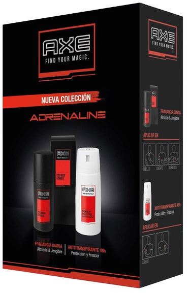 Axe Adrenaline Collection, Daily Fragrance and Anti-Perspirant Deodorant, Collection