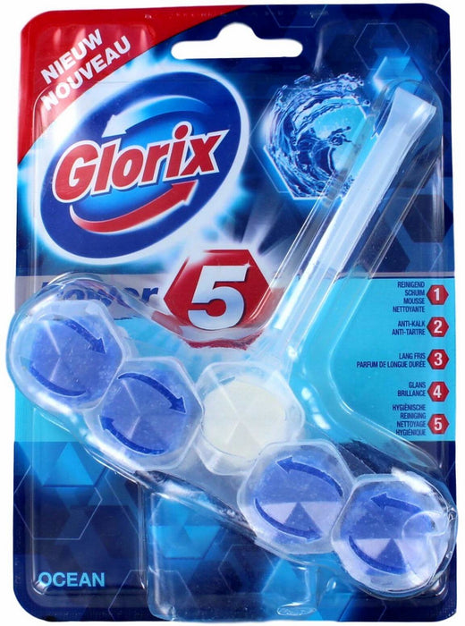 Glorix Toilet Block, Ocean, 55 gr