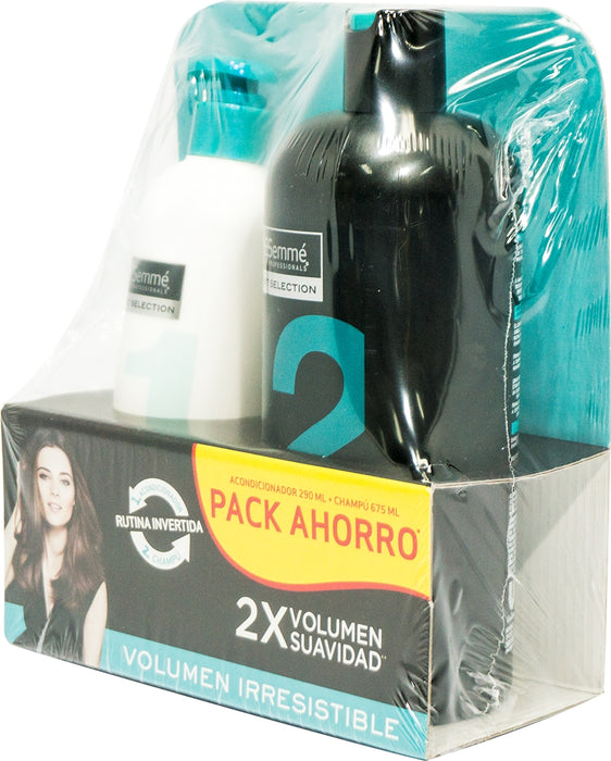 Tresemme Combi-Pack Shampoo + Conditioner, Irresistable Volumen, 675 ml + 290 ml