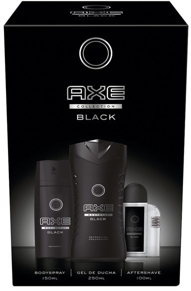 Axe Black Collection, Body Spray, Douche Gel and After Shave, Collection