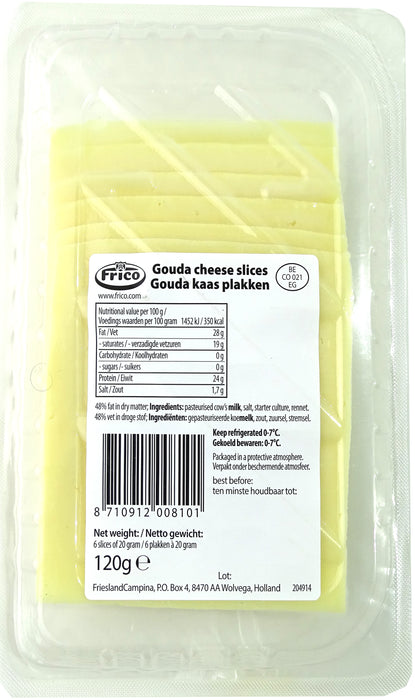 Frico Gouda Cheese Slices, 120 gr