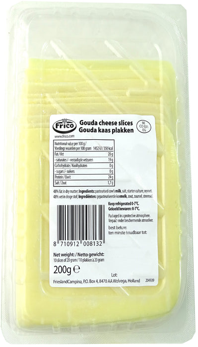 Frico Gouda Cheese Slices, 200 gr