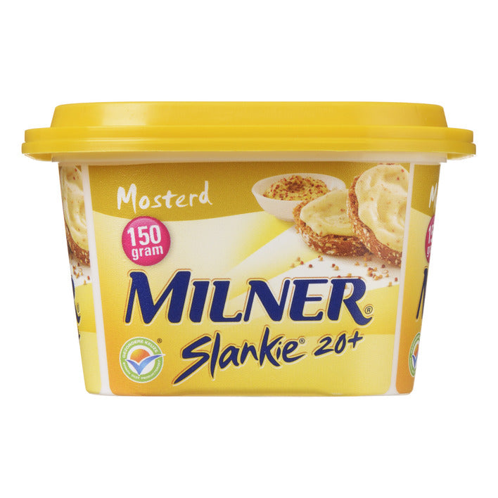 Milner Slankie 20+ Cheese Spread, Mosterd, 150 gr