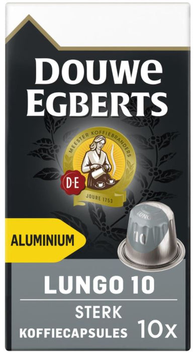 Douwe Egberts Lungo Extra Intense Coffee Cups , 10 ct