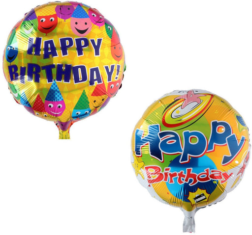 Happy Birthday Helium Balloons (Specify Color at Checkout), 53 x 47 cm