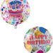 Happy Birthday Helium Balloons (Specify Color at Checkout), 53 x 47 cm