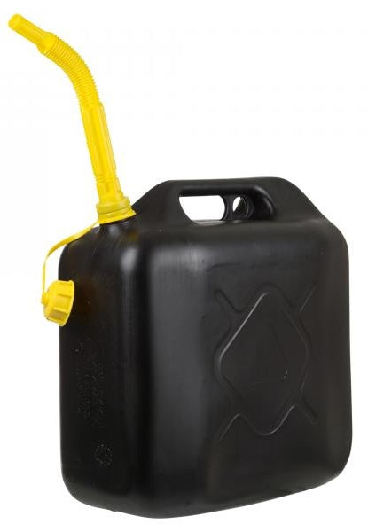 All Ride Black Plastic Fuel Jerry Can, 20 L