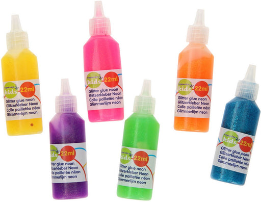 Topwrite Glitter Glue, 6 x 22 ml