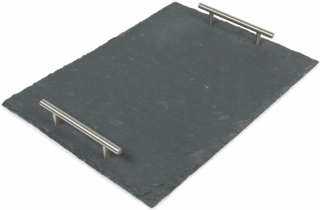 Alpina Serving Tray Slate with Handles, 40 x 30 cm