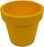 Flowerpot, Yellow, 134 x 120 mm