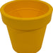 Flowerpot, Yellow, 134 x 120 mm