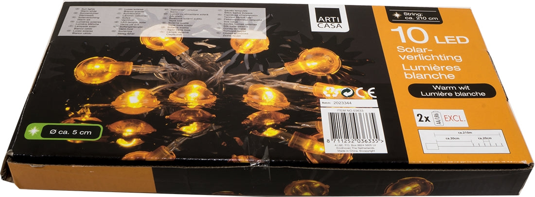 Arti Casa 10 LED String Light , 210 cm
