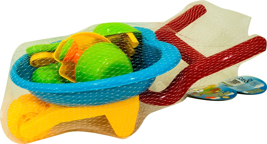 Eddy Toys Wheelbarrow Beachset, 6 pcs