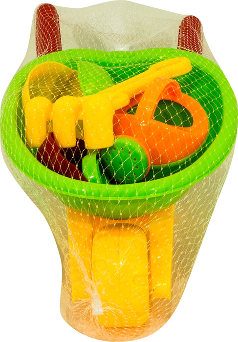 Eddy Toys Wheelbarrow Beachset, 6 pcs