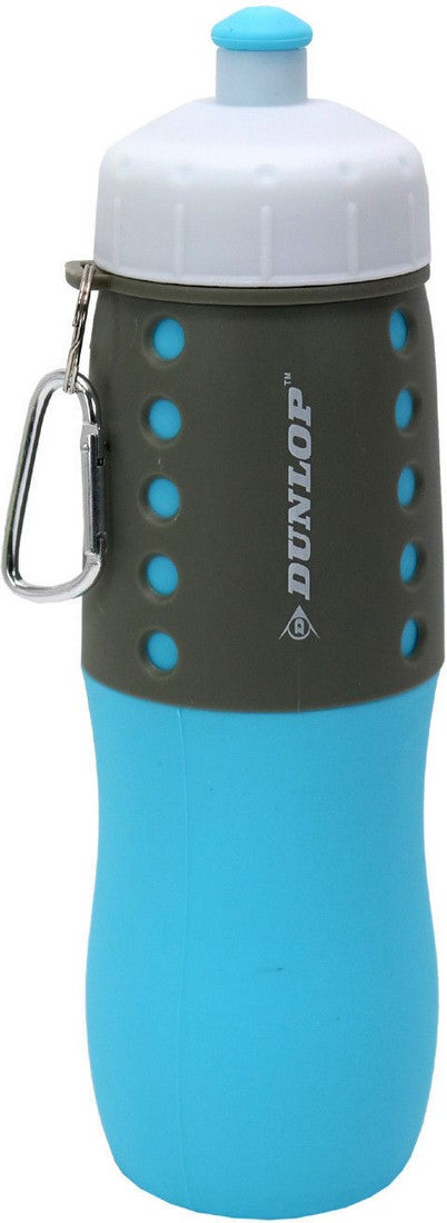 Dunlop Foldable Silicone Sports Water Bottle, 700 ml