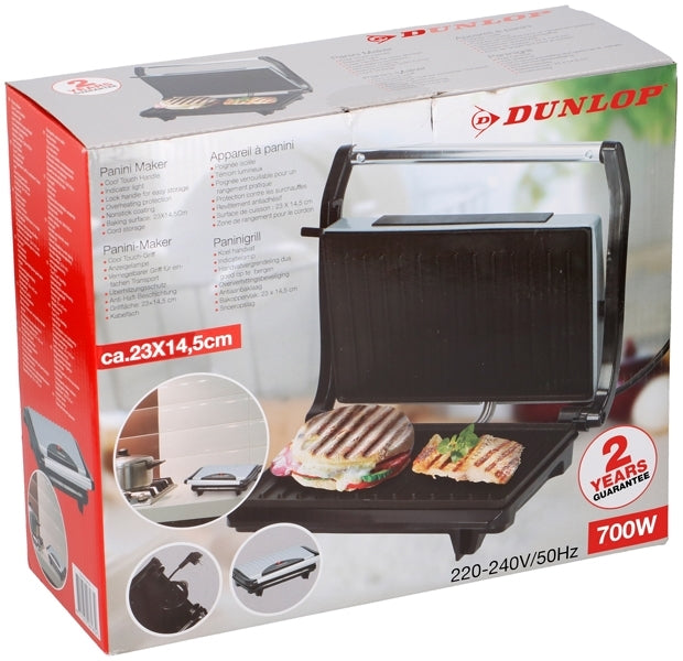 Dunlop Panini Maker, 220 V, 700 W