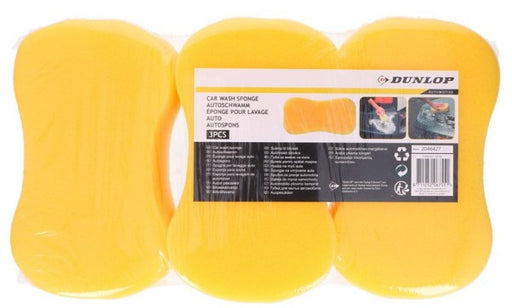 Dunlop Car Wash Sponges, 3 ct