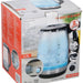 Dunlop Electric 1.7 L Glass Water Kettle with Blue LED Light, 1850 - 2200 W