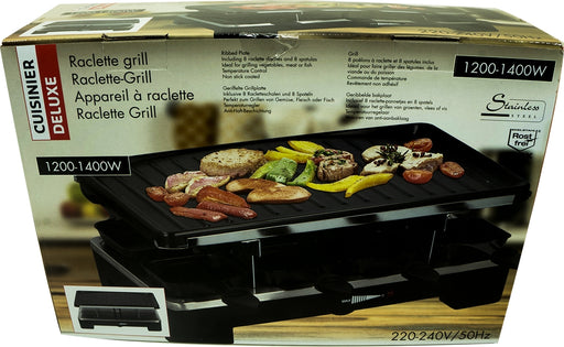 Cuisinier Deluxe Raclette Grill, 220 V, 1200 - 1400 W