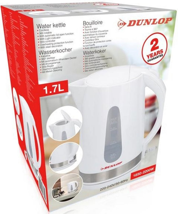 Dunlop 1.7 L Water Kettle, 220 V, 1850-2200 W