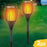 Grundig Solar Light Flame Effect Outdoor Lamp, 30 LED 600mAh , 1 pc