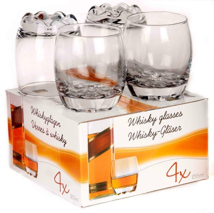 Whisky Glasses, 4-pack, 255 ml