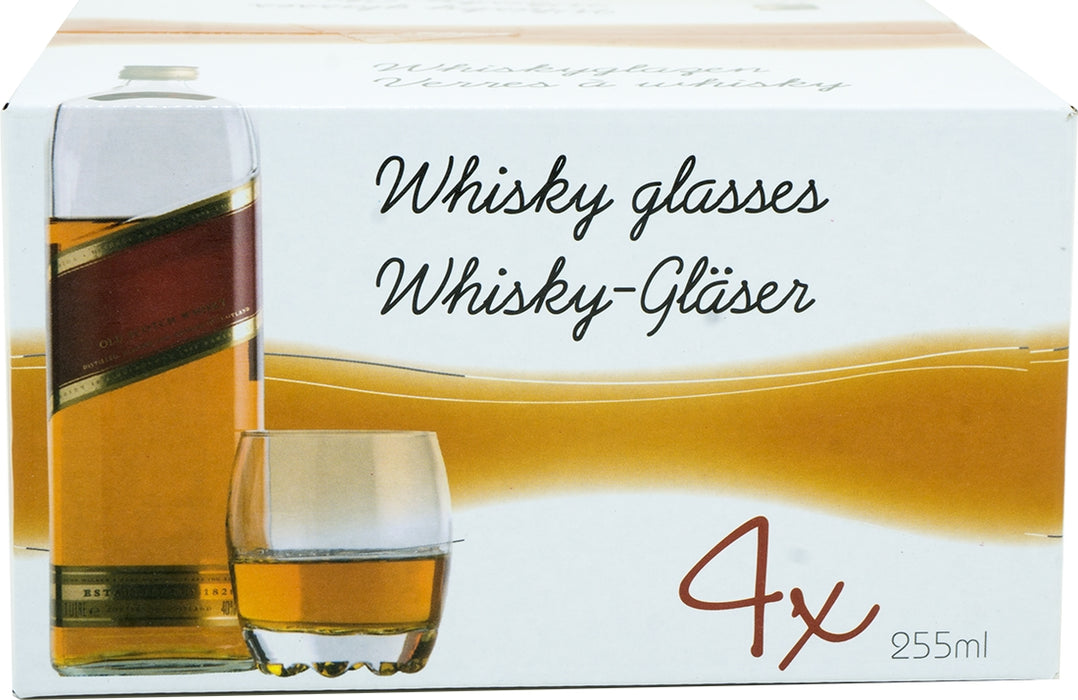 Whisky Glasses, 4-pack, 255 ml