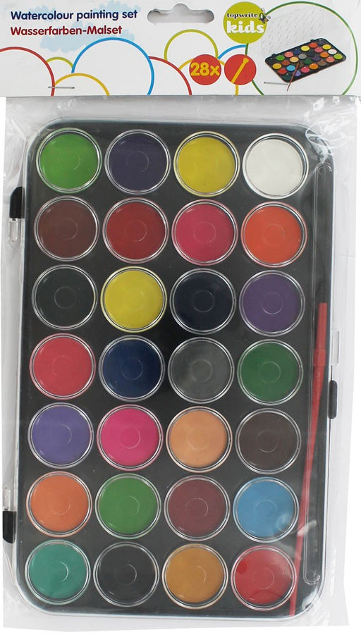 Topwrite Watercolor Painting Set, 29 pcs