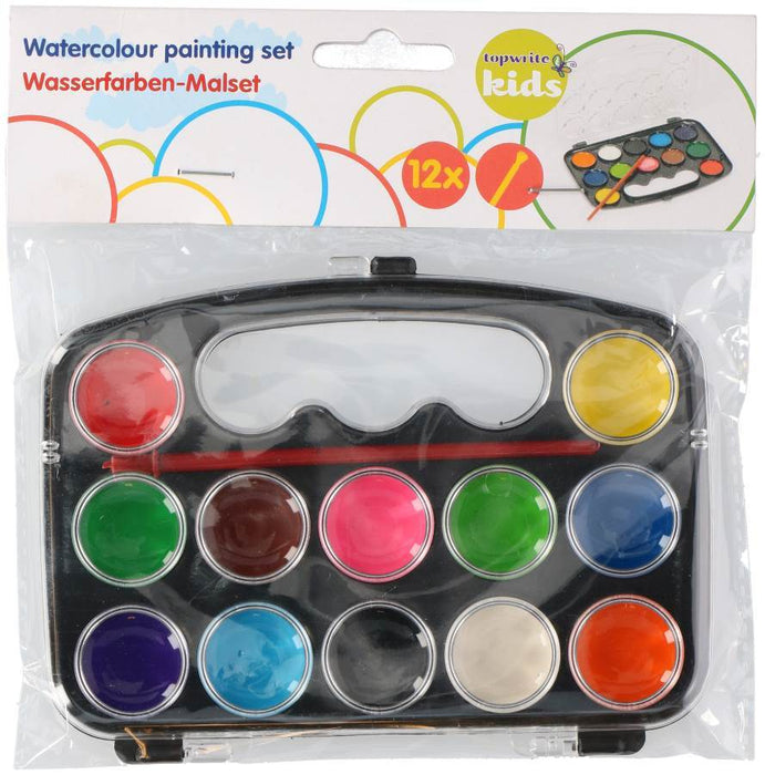 Topwrite Watercolor Painting Set, 13 pcs