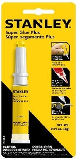 Stanley Super Glue Plus, 3 gr