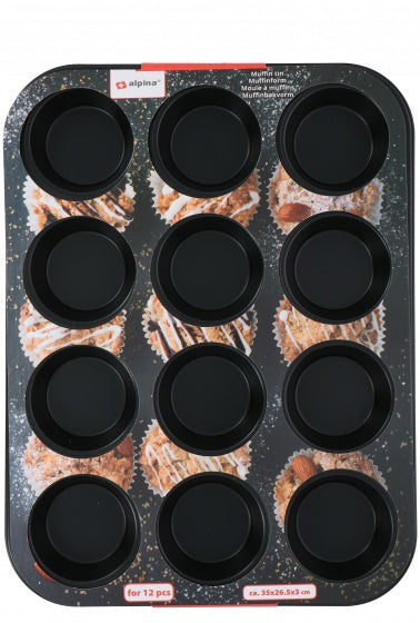 Alpina Muffin Tin, 26,5 x 35cm