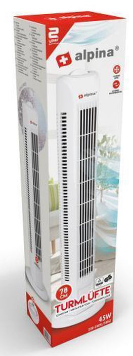 Alpina Tower Fan, 220V, 78 cm