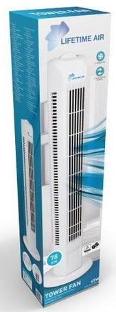 Lifetime Tower Fan, 220V, 78 cm