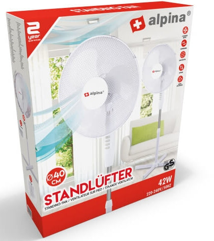 Alpina Standing Fan, 220 V