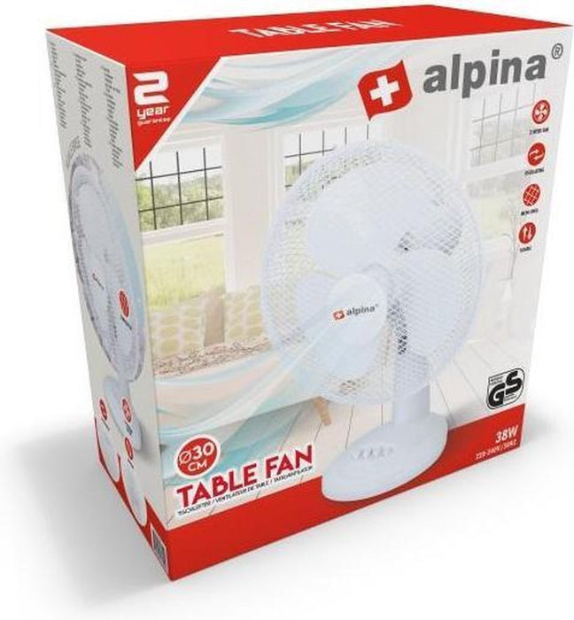 Alpina Table Fan, 220V, 30 cm