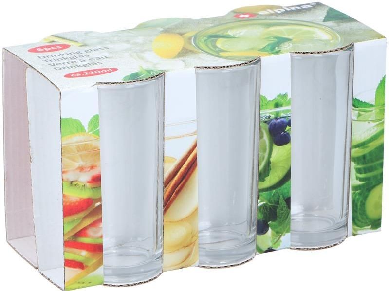 Alpina Drinking Glasses, 6-Pack , 230 ml