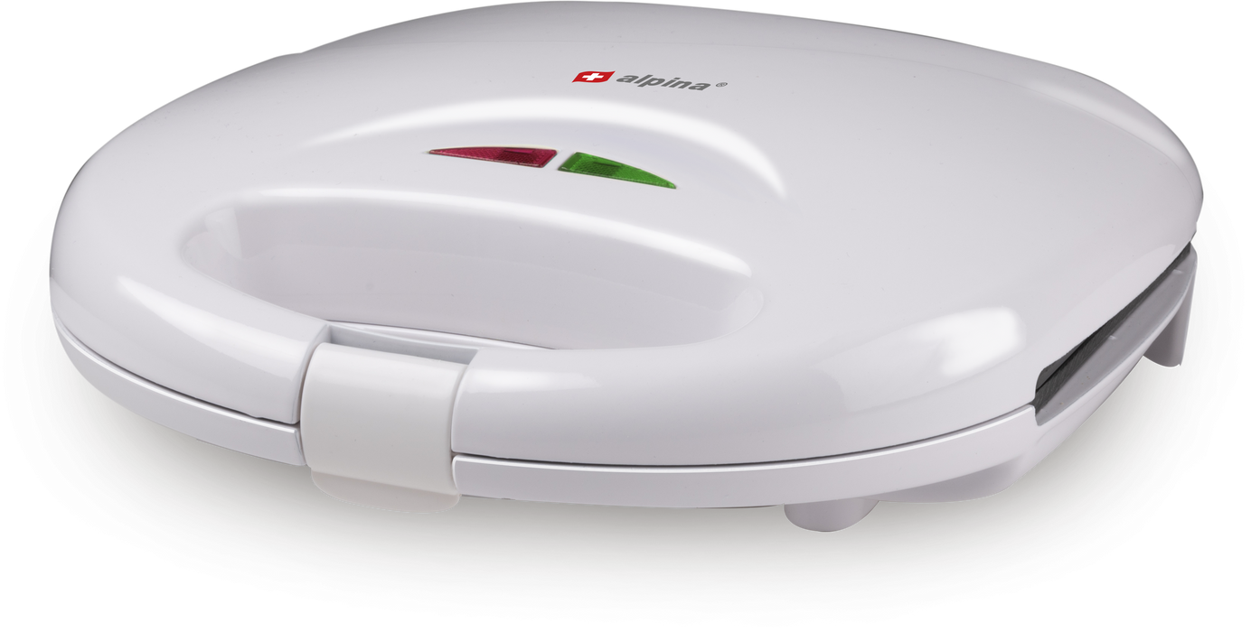 Alpina White Sandwich Maker, 750 Watts, 1 pc