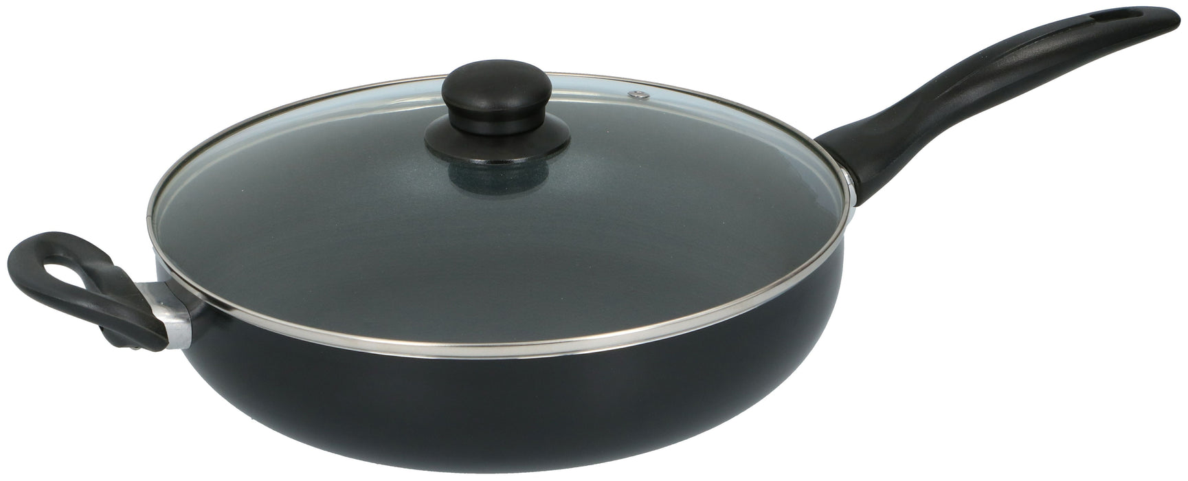 Alpina Frying Pan With Glass Lid, 28 CM , 2 pcs