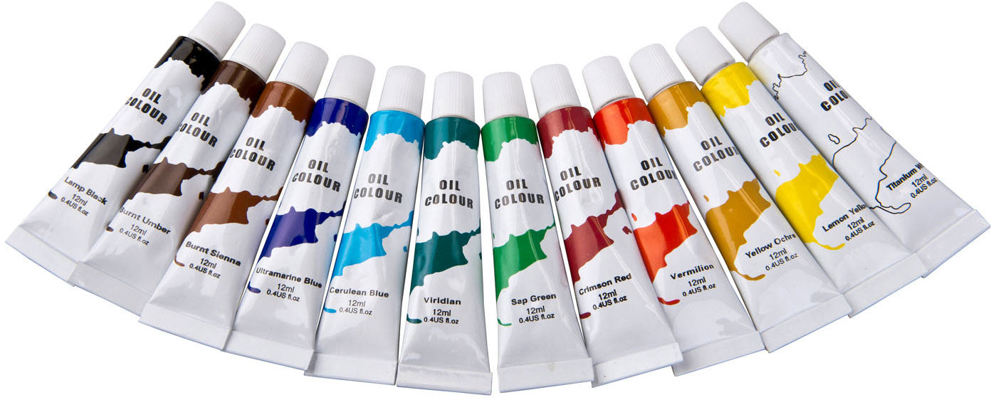 Artist & Co Oil Paint Colours , 12 ct