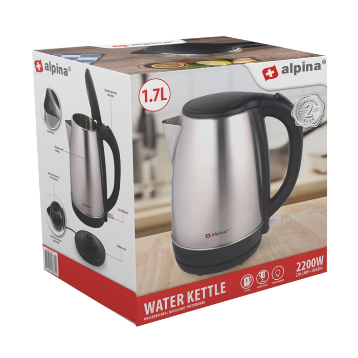 Alpina 1.7 L Stainless Steel Kettle , 1 pc