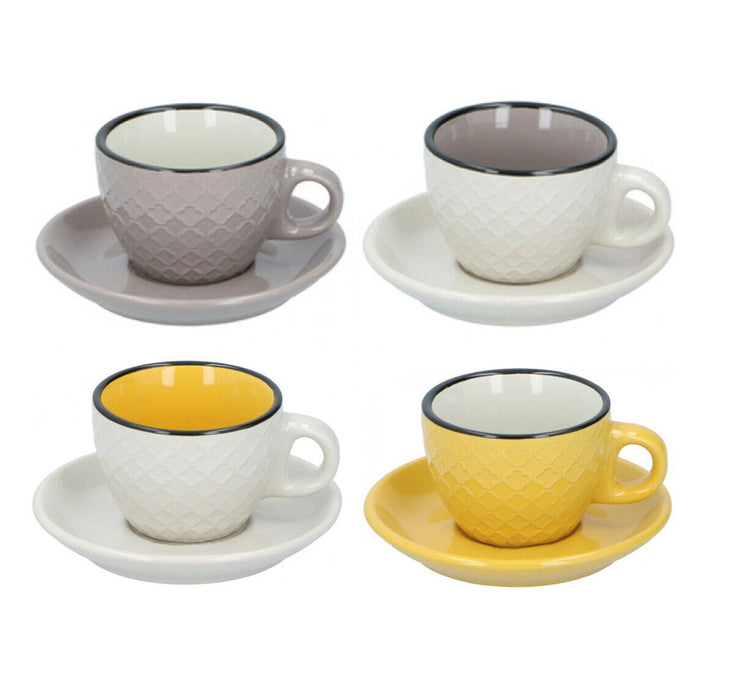 Alpina 8-Piece Espresso Cup & Saucer Set , 8 pcs