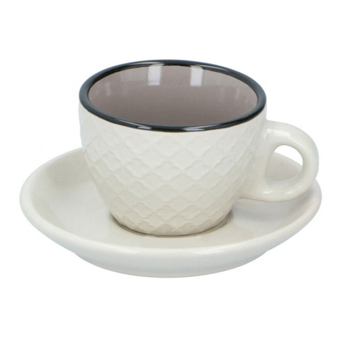 Alpina 8-Piece Espresso Cup & Saucer Set , 8 pcs