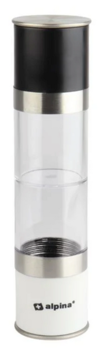 Alpina Clear Salt & Pepper Mill Grinder , 1 pc