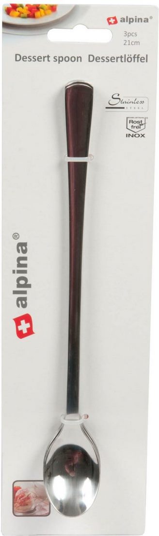 Alpina Stainless Steel Dessert Spoon , 3 ct